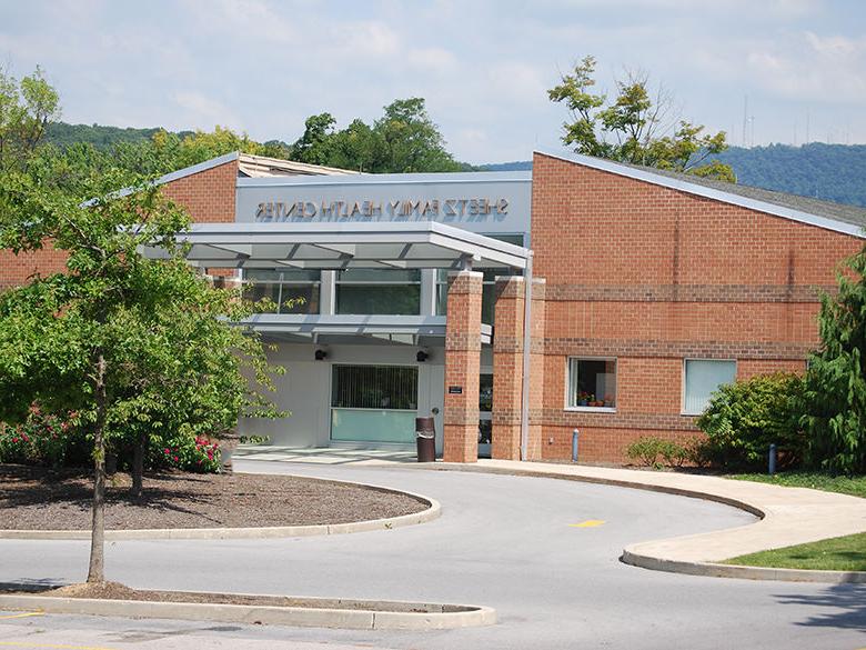 Exterior shot of the Sheetz Family Health Center